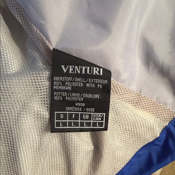 Schöffel Venturi Blue Waterproof Outdoor Jacket Size L – Hiking Ski Rain Shell - Picture 13 of 14